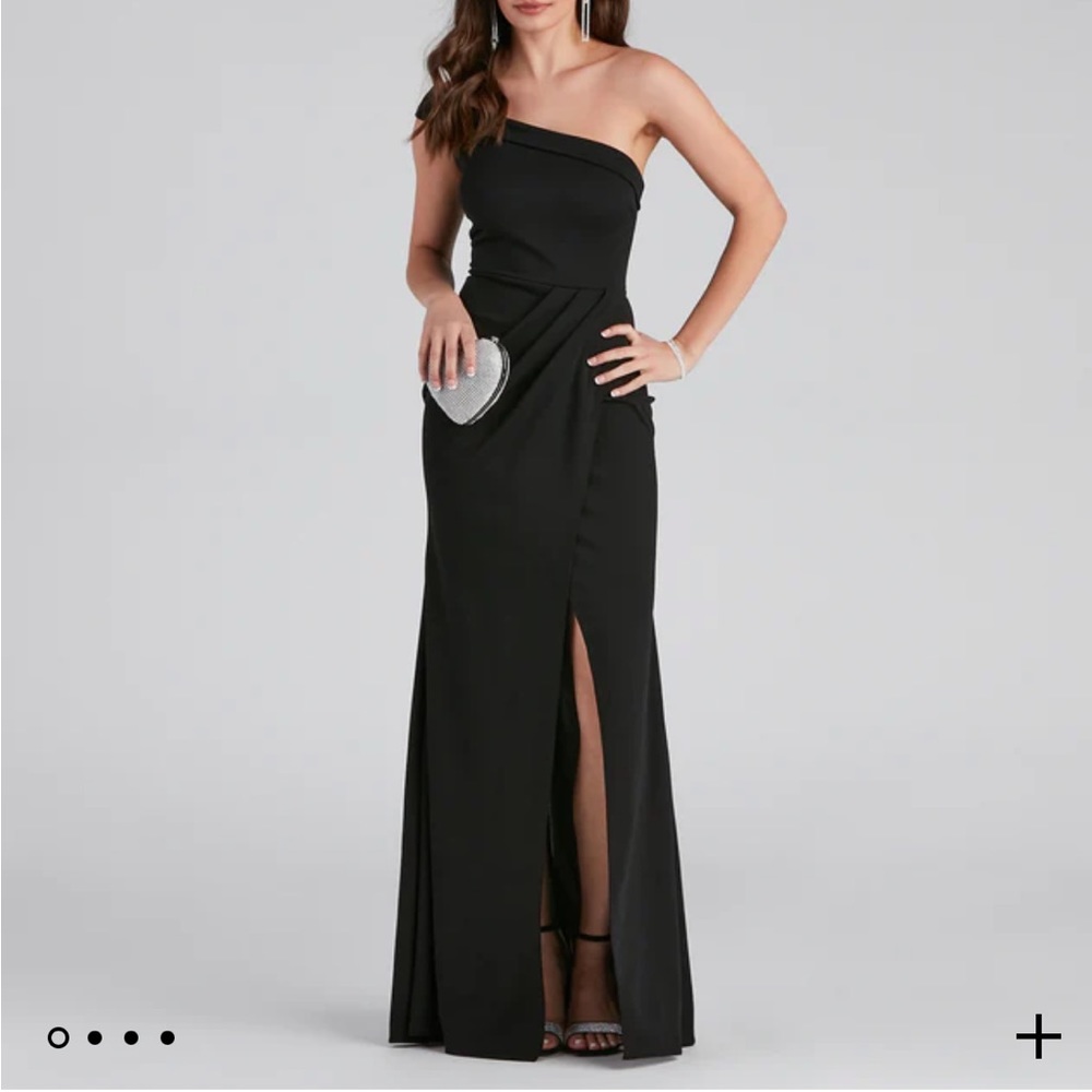 Susana asymmetric off shoulder mermaid dress